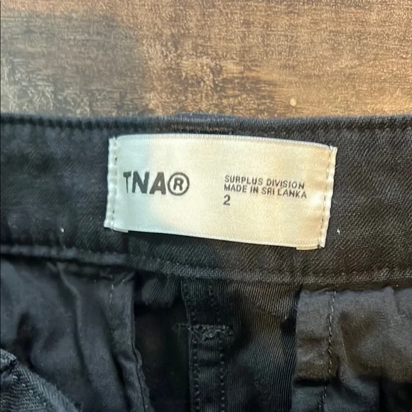 TNA Black Cargo Jumpsuit with Relaxed Fit - Picture 3 of 4